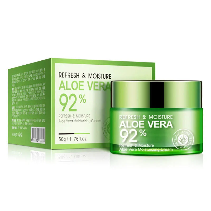 BIOAQUA Aloe Vera Facial Care Sets Moisturizing Face Cream Aloe Vera Firming Eye Cream Eyes Gel Skin Care Products