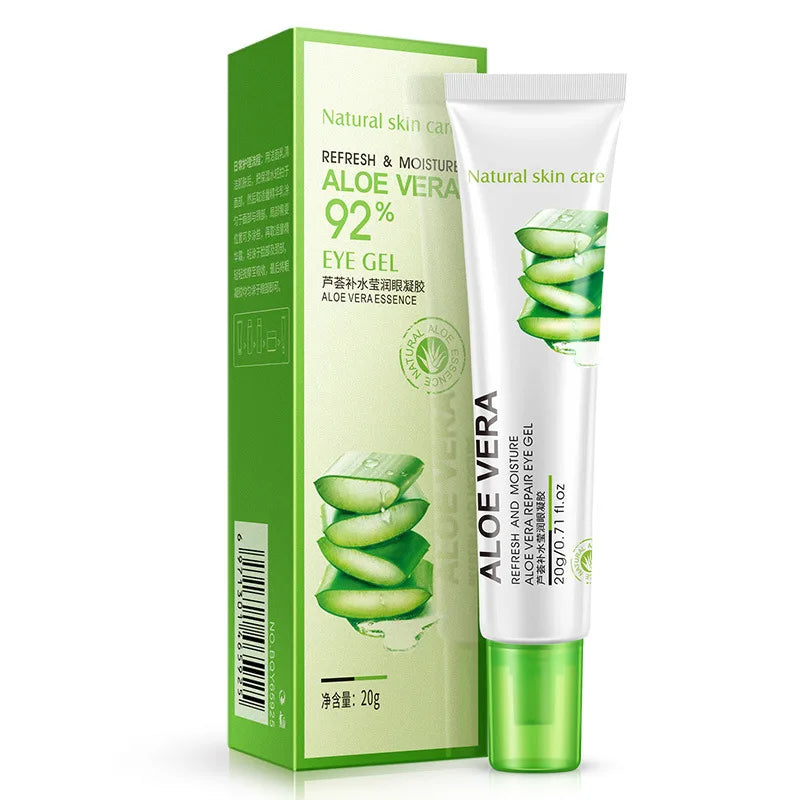 BIOAQUA Aloe Vera Facial Care Sets Moisturizing Face Cream Aloe Vera Firming Eye Cream Eyes Gel Skin Care Products