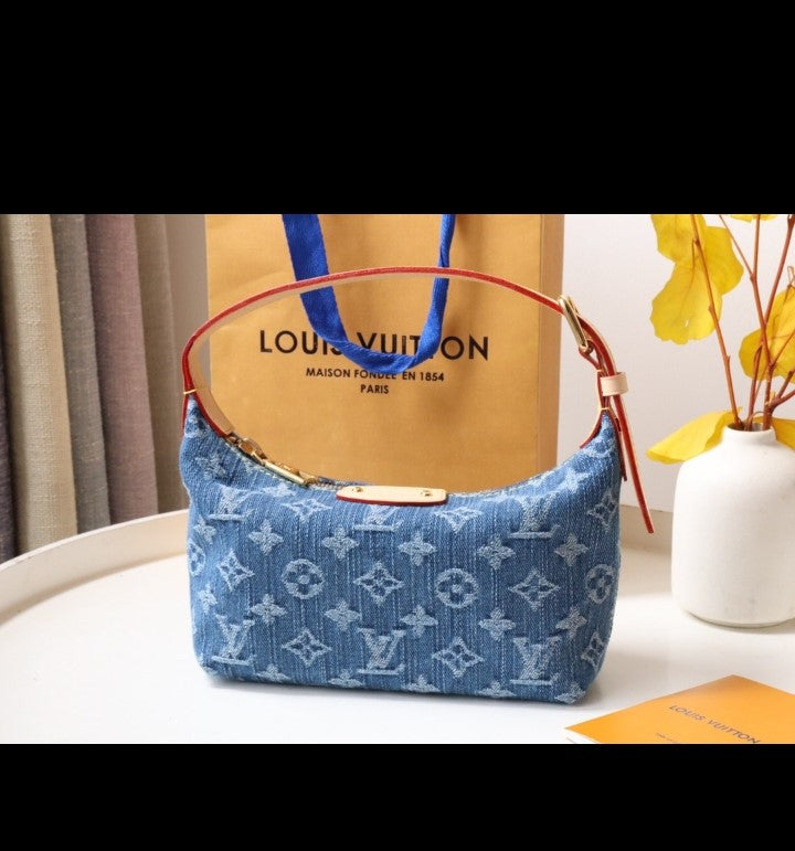 LV Bag Denim Blue