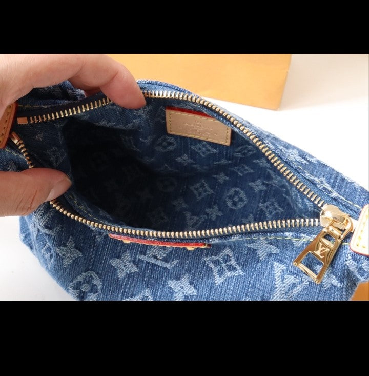 LV Bag Denim Blue